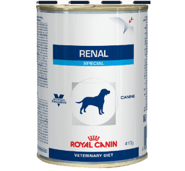 Royal Canin RENAL CANINE SPECIAL (РЕНАЛ КАНИН СПЕШИАЛ) консерва 0,41кг Хроническая почечная недостаточность